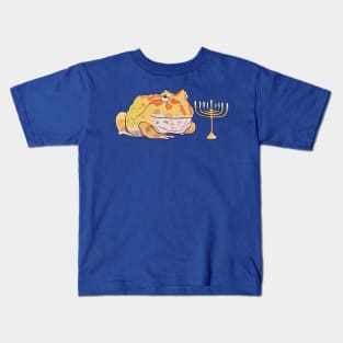 Menorah Frog Kids T-Shirt